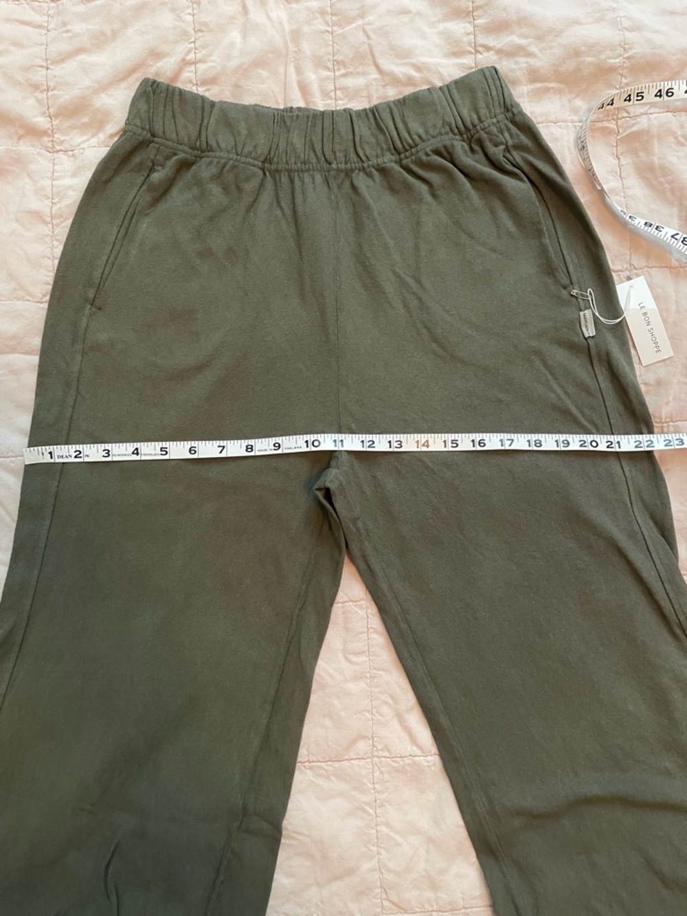 Le Bon Shoppe Balloon Pants in Olive size Large - Picture 7 of 8
